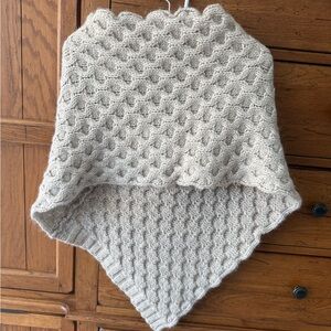 Italian Wool Shawl in Cream